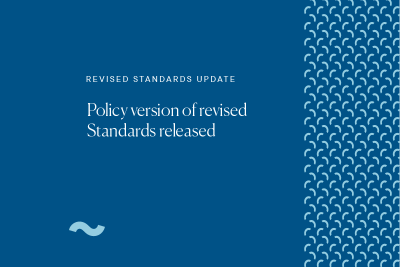 Revised standards thumbnail for news of policy version release